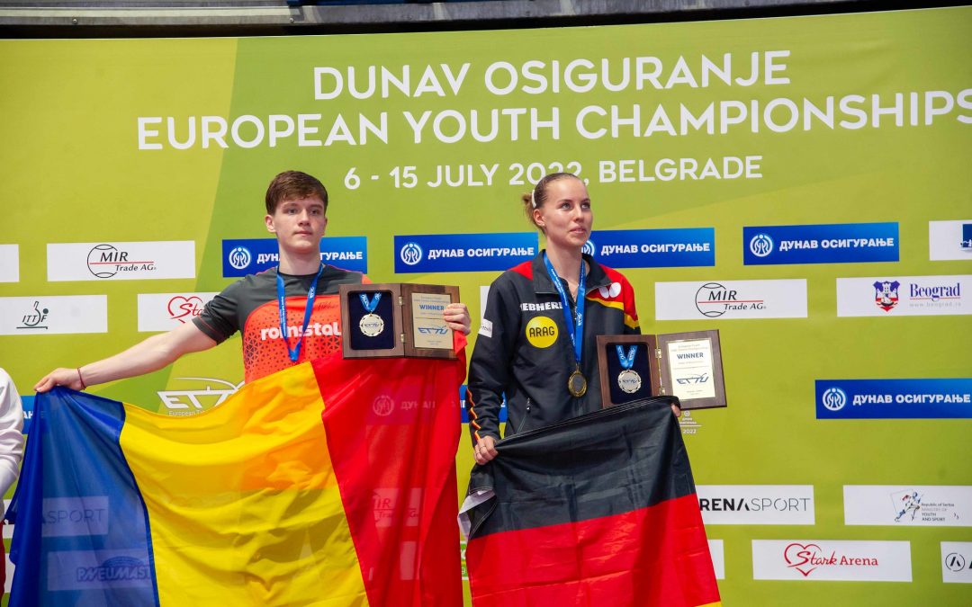 Fünf Medaillen in den Einzel-Wettbewerben bei der Jugend-EM